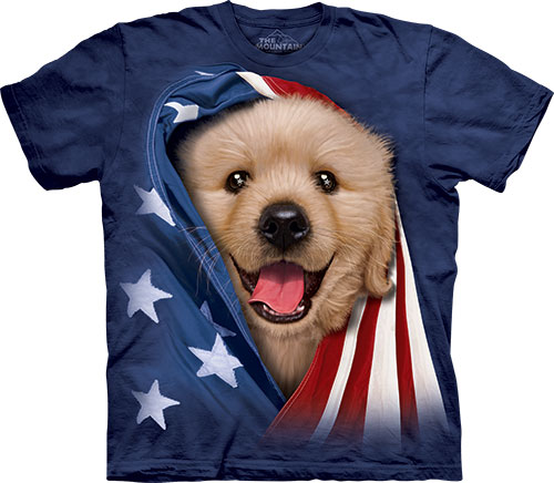  The Mountain - Patriotic Golden Pup - 