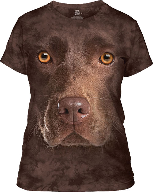   The Mountain - Chocolate Lab Face