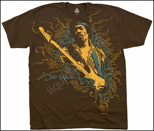 Liquid Blue - Jimi Hendrix - T-Shirt - Love or Confusion