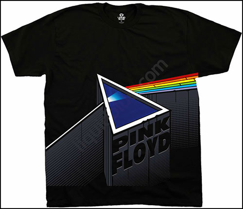  Liquid Blue - Pink Floyd - T-Shirt - Dark Side 3D