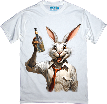  - Drunk Rabbit in White