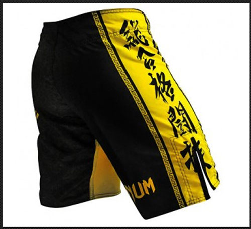 Venum -  - Lyoto Machida Torii Legacy - Fightshorts - Black-Yellow