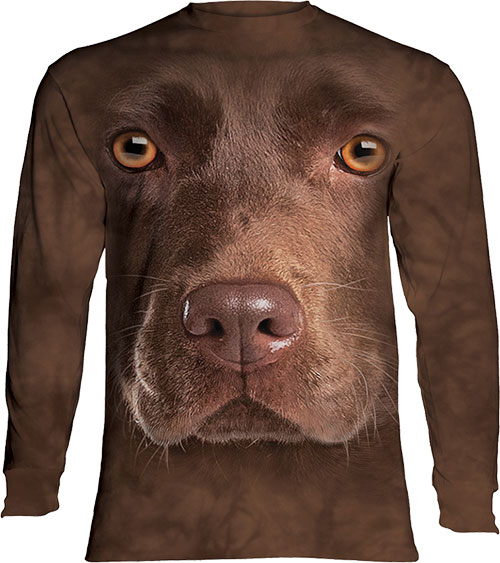     The Mountain - Chocolate Lab Face - 