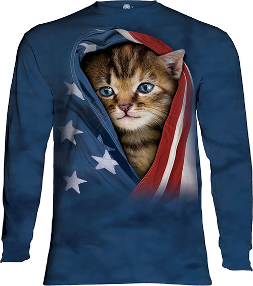     The Mountain - Patriotic Kitten - 