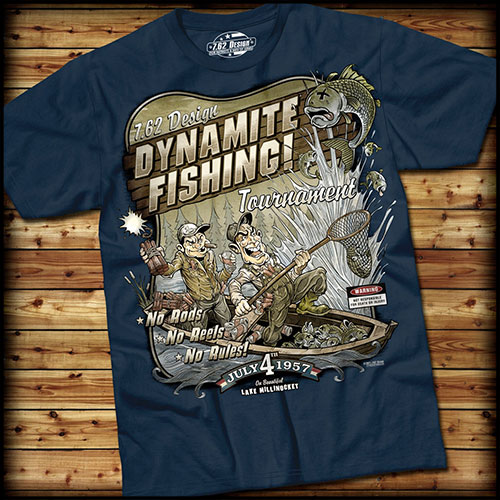  7.62 Design - Dynamite Fishing - Navy