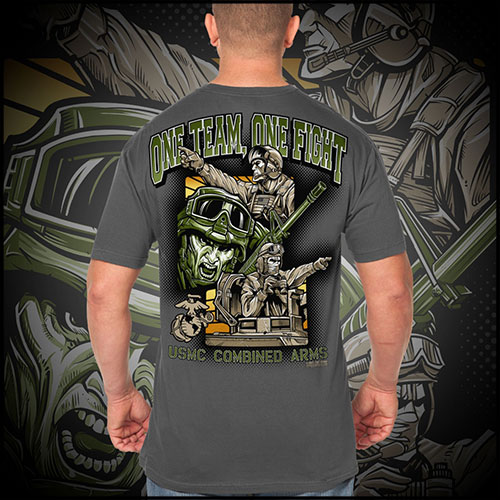  7.62 Design - One Team One Fight - Charcoal