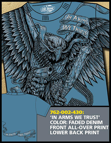  7.62 Design - In Arms We Trust - Faded Denim