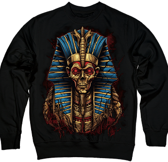 - Pharaoh Skull in Black