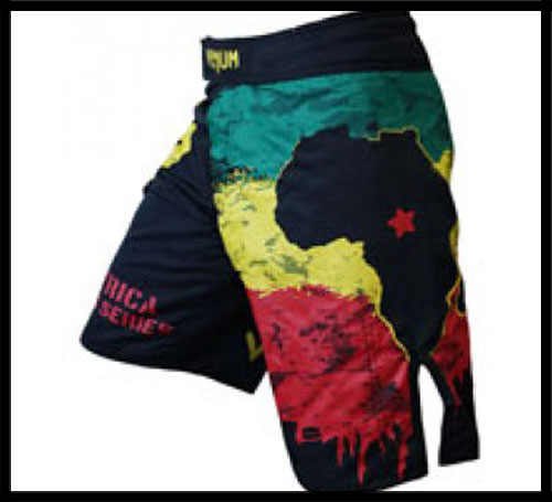 Venum -  - Africa Flag - Fightshorts - Black