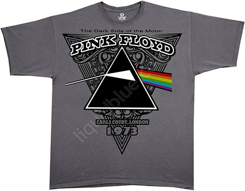  Liquid Blue - Pink Floyd - Athletic T-Shirt - Earls Court