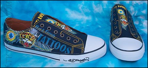 Ed Hardy -   2012 -   - Lowrise 100 Shoes - Navy