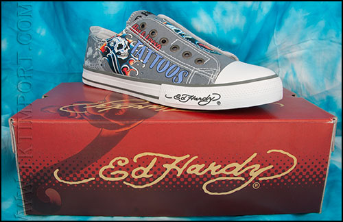 Ed Hardy -   2012 -   - Lowrise 100 Shoes - Grey