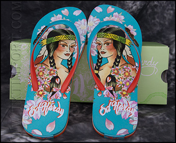   Ed Hardy - Cancun Sandals - Turquise