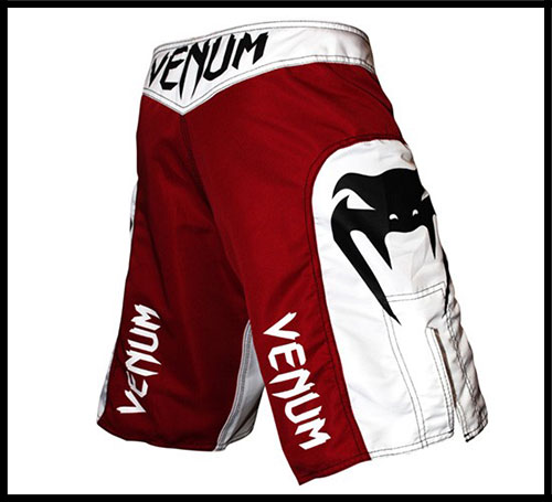 Venum -  - Elite - UFC Edition - Fightshorts - White Red