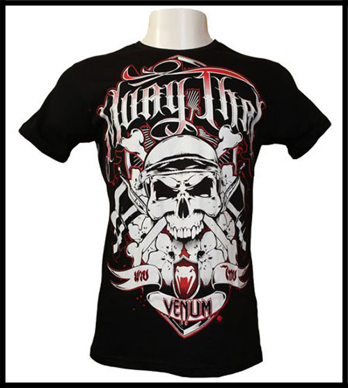 Venum -  - Muay Thai Fighters - Tshirt Black - Creative Line