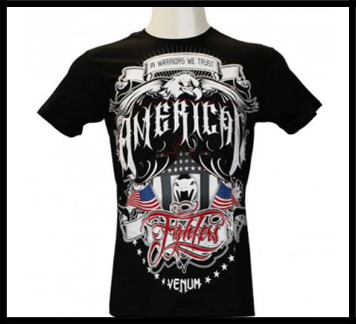 Venum -  - American Fighters - Tshirt Black - Creative Line