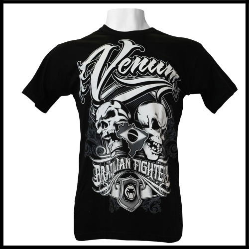 Venum -  - Brazilian Fighters - Tshirt Black - Creative Line