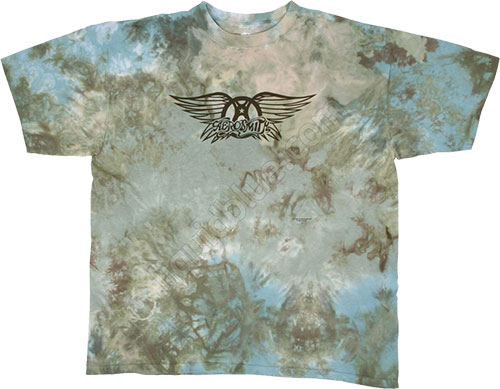  Liquid Blue - Aerosmith Tie-Dye T - Shirt - Get Your Wings