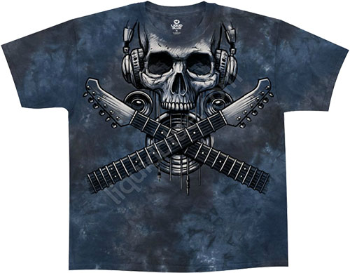  Liquid Blue - Musica Tie-Dye T - Shirt - High Fidelity