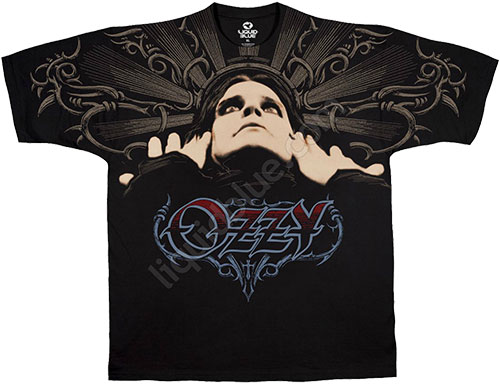  Liquid Blue - Ozzy Osbourne - T-Shirt - Iron Man