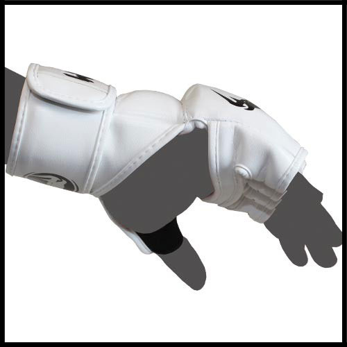Venum -  - Impact MMA Gloves - Skintex Leather - White