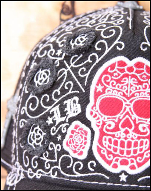 Laguna Beach -   - Skull Black Trucker Hat