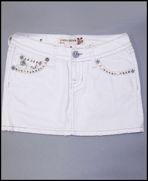 Laguna Beach -  - Womens Hermosa Beach White Mini Skirt (  1G - 144 )