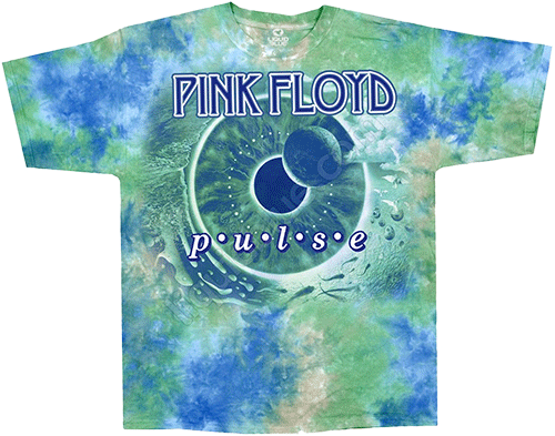  Liquid Blue - Aqua Pulse - Pink Floyd Tie-Dye T-Shirt