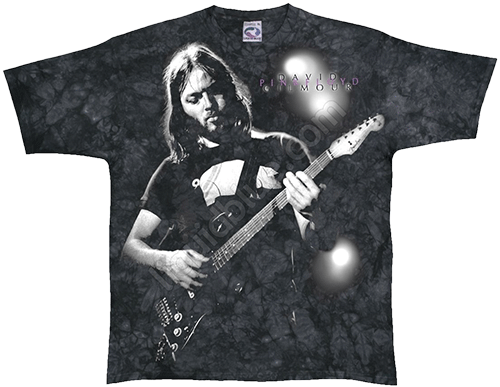  Liquid Blue - David Gilmour - Pink Floyd Tie-Dye T-Shirt