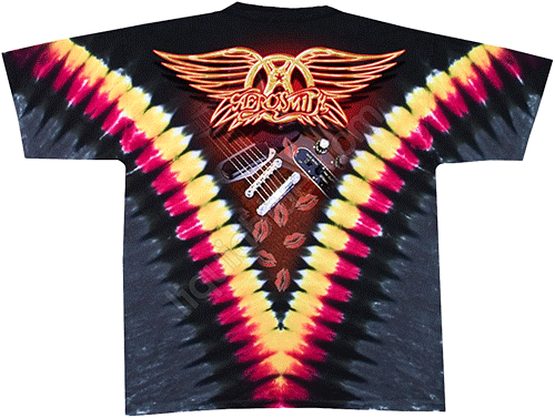  Liquid Blue - Dream On - Aerosmith Tie-Dye T-Shirt
