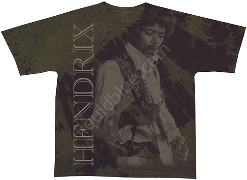  Liquid Blue - Earth And Space - Jimi Hendrix Tye Dye T-Shirt