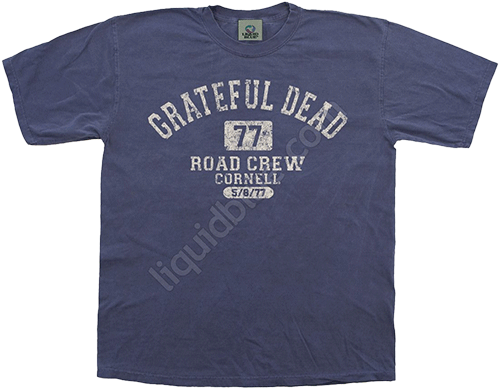  Liquid Blue - Gd Road Crew - Grateful Dead Navy T-Shirt
