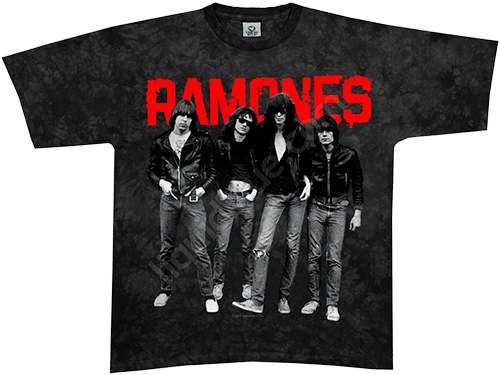  Liquid Blue - Ramones Debut Album - Ramones Tie-Dye T-Shirt
