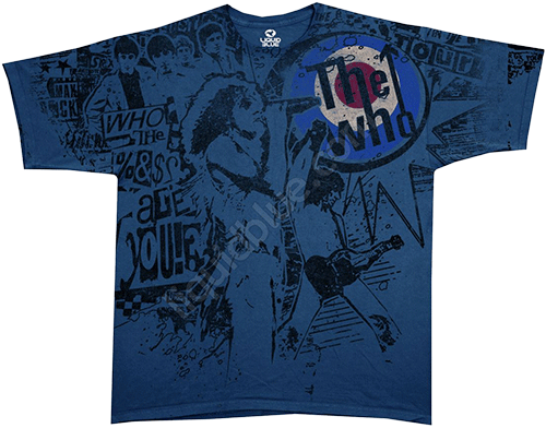  Liquid Blue - Who Are You - The Who Navy T-Shirt