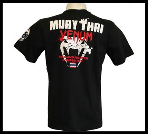 Venum -  - Muay Thai Competitor - Tshirt - Black