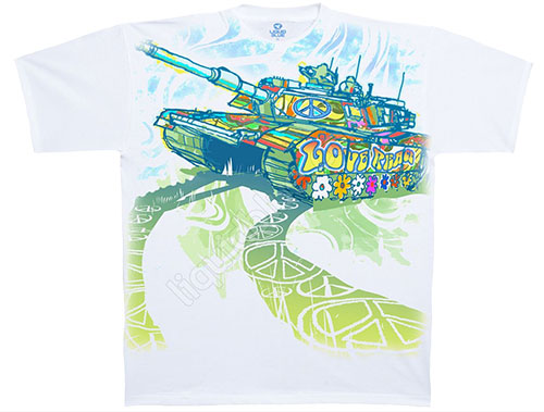  Liquid Blue - Americana - Athletic T-Shirt - Peace Patrol