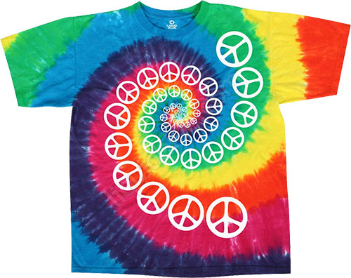  Liquid Blue - Rainbow Spiral Peace