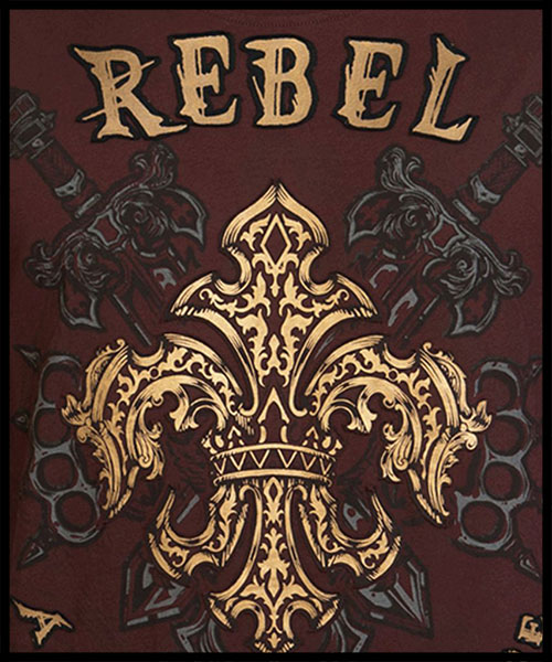 Rebel Spirit -   - SSK111155-BURG- 100% 