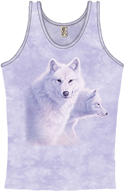  The Mountain - Graceful White Wolves (Tank Top)