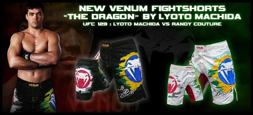 Venum -  - UFC 129 The Dragon - Fightshorts by Lyoto Machida - Ice