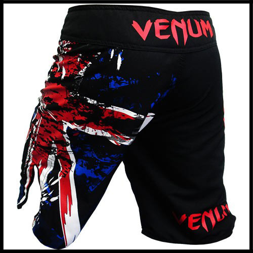Venum -  - UK Flag - Fightshorts - Black