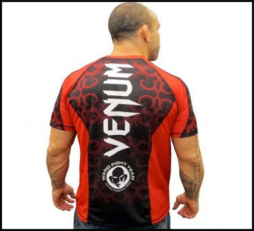 Venum -  - Wanderlei Silva UFC 147 Walk-Out - T-shirt - Black-Red