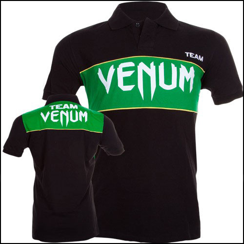 Venum -  - TEAM POLO - BLACK-GREEN