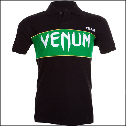 Venum -  - TEAM POLO - BLACK-GREEN