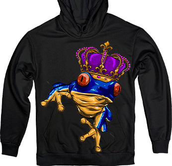 King Frog in Black