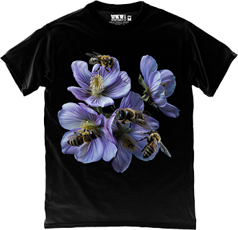  - Bees and Flower
