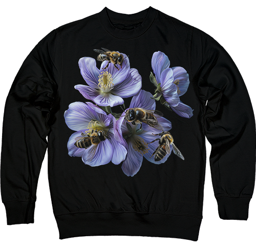  - Bees and Flower