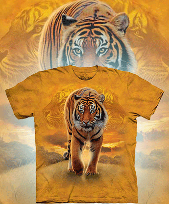 Футболка The Mountain - Rising Sun Tiger