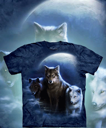 Футболка The Mountain - Three Wolf Night - Волк