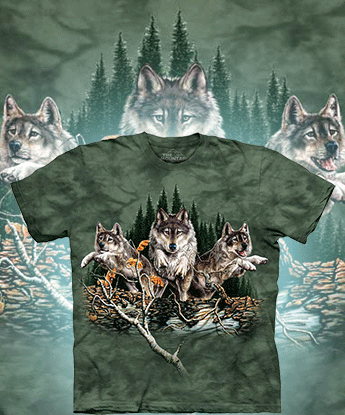 Футболка The Mountain - Find 12 Wolves - Волк